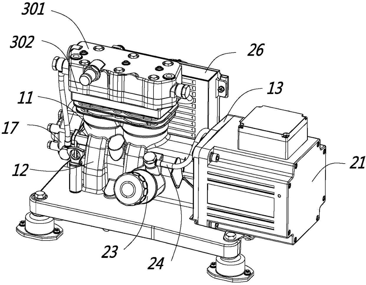 Electric air compressor