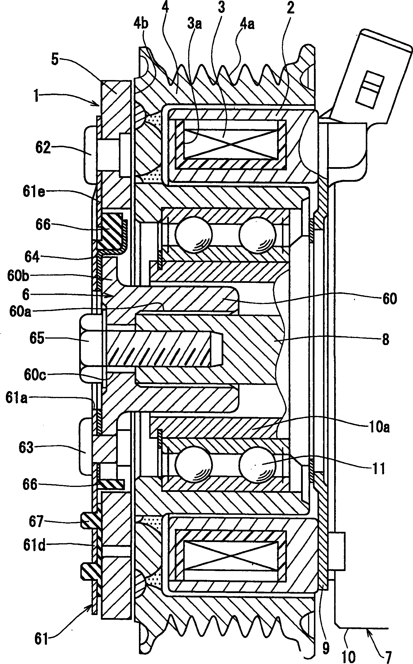 Electronmagnetic clutch