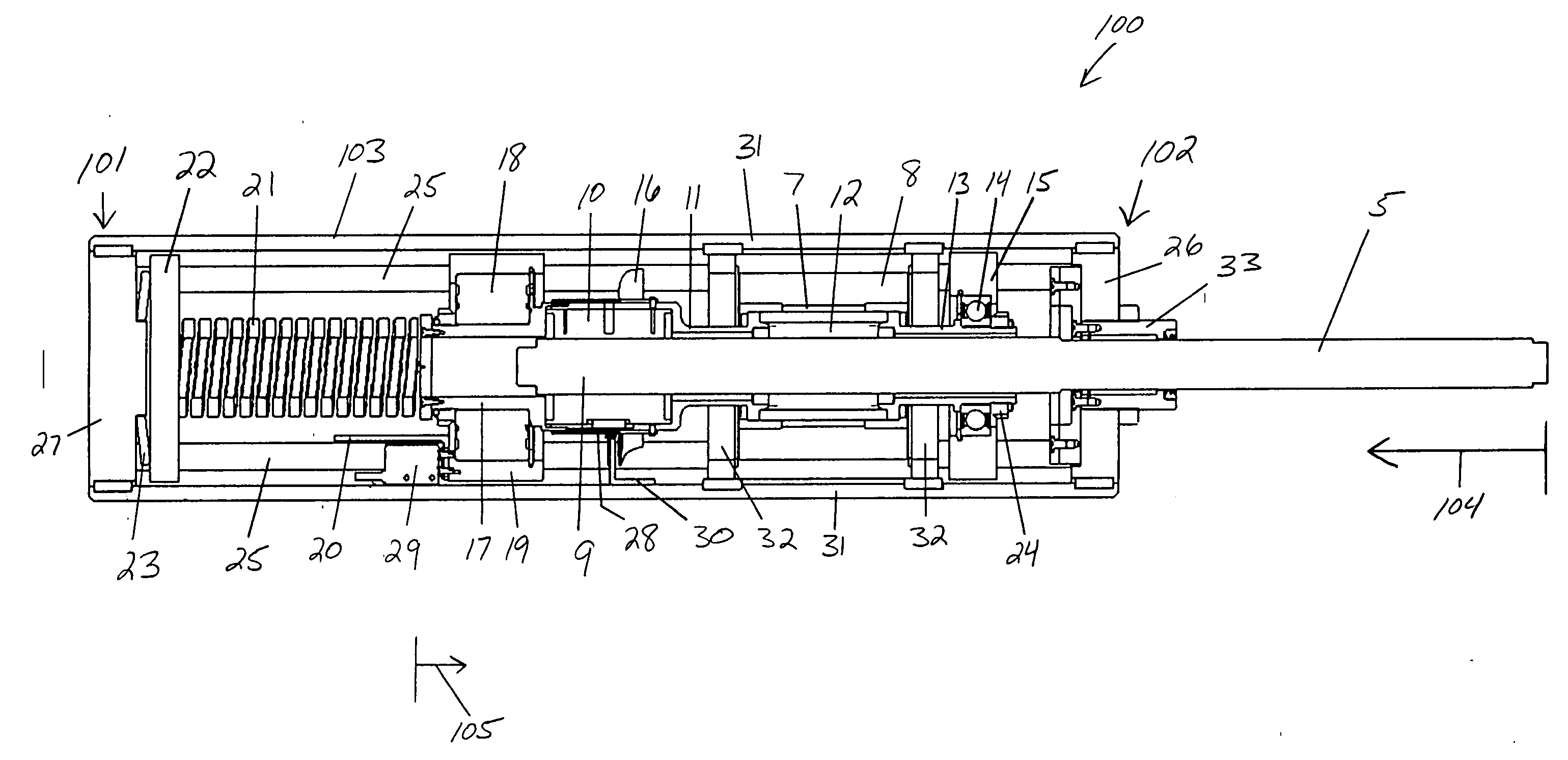 Servo actuator with self positioning rotor and method