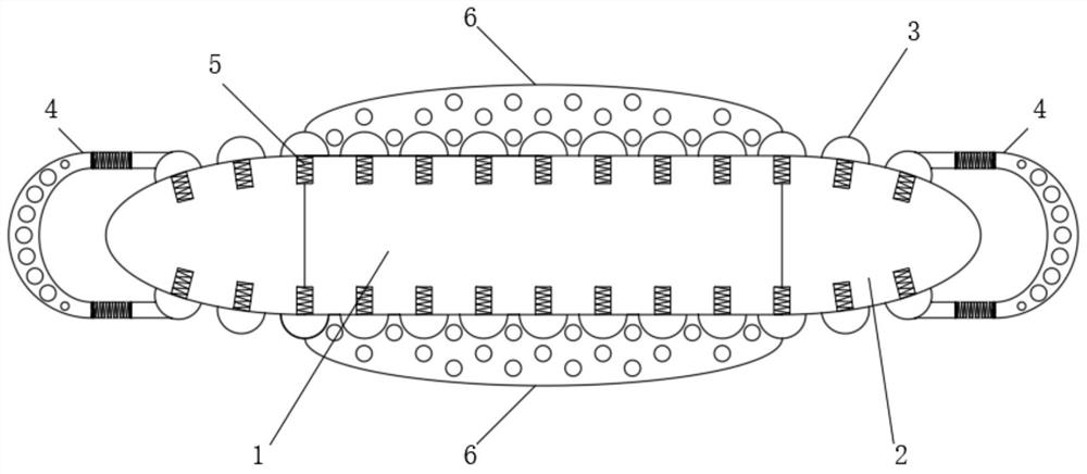 Turbulent flow passive control local anti-scouring bearing structure pier