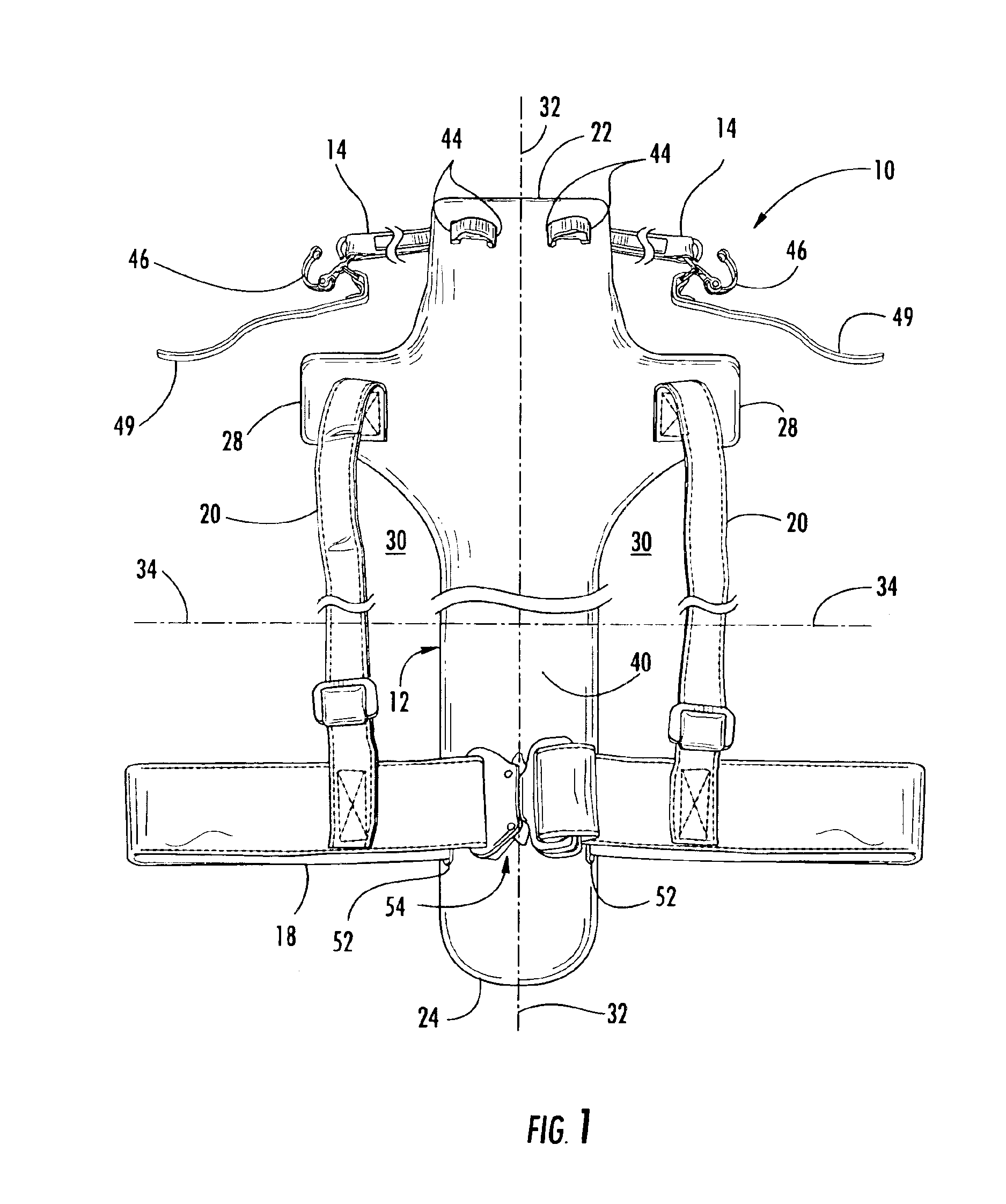 Head restraint device with rigid member for use with a high-performance vehicle