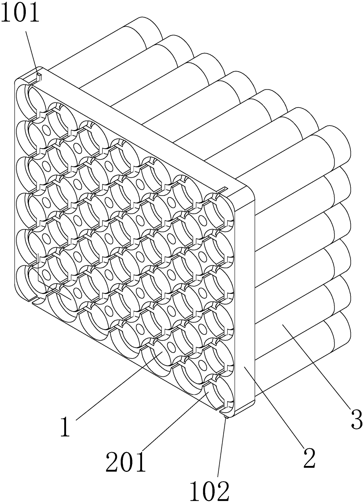 Paralleling network, battery module, battery pack heating system and battery module heating method