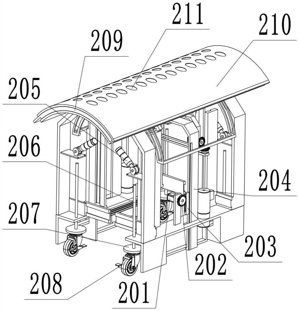 An anti-collapse tunnel construction disaster prevention and mitigation structure