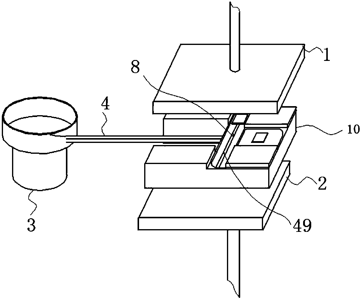 Self-test self-conveying type stamping riveting system