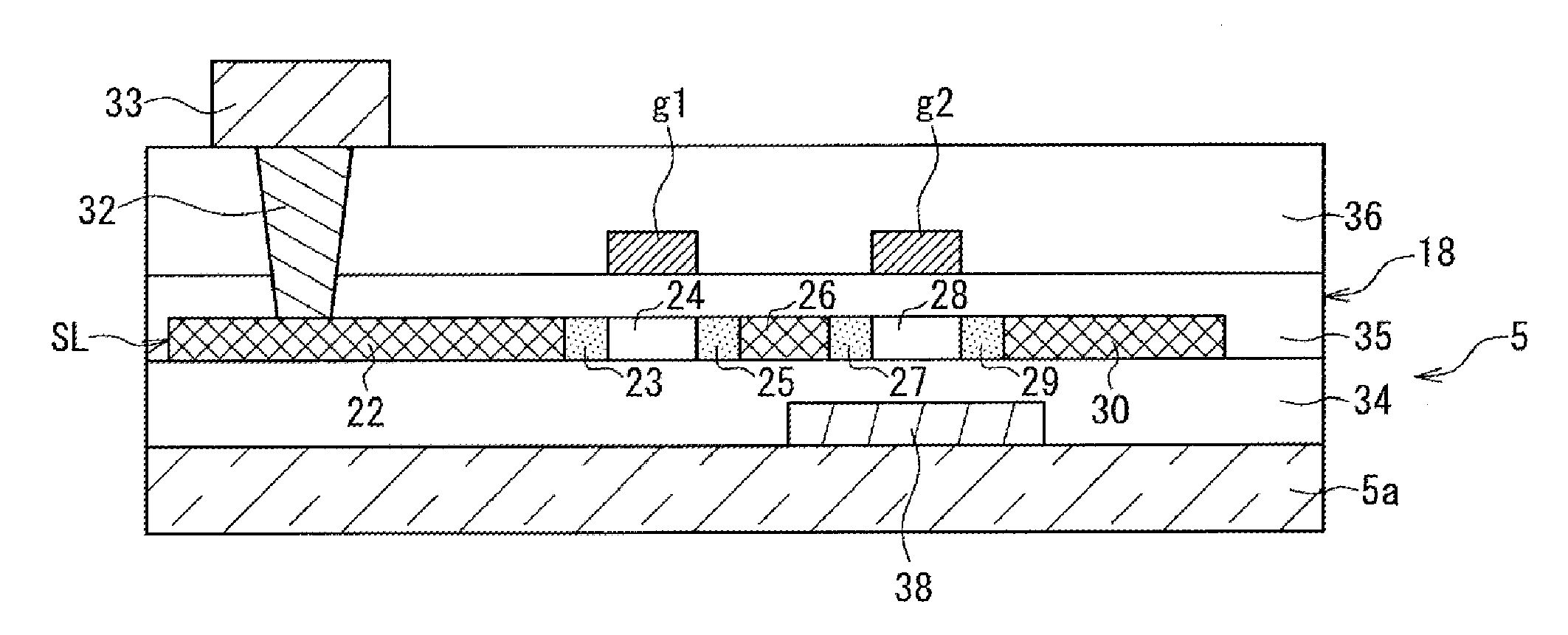 Semiconductor device, active matrix substrate, and display device