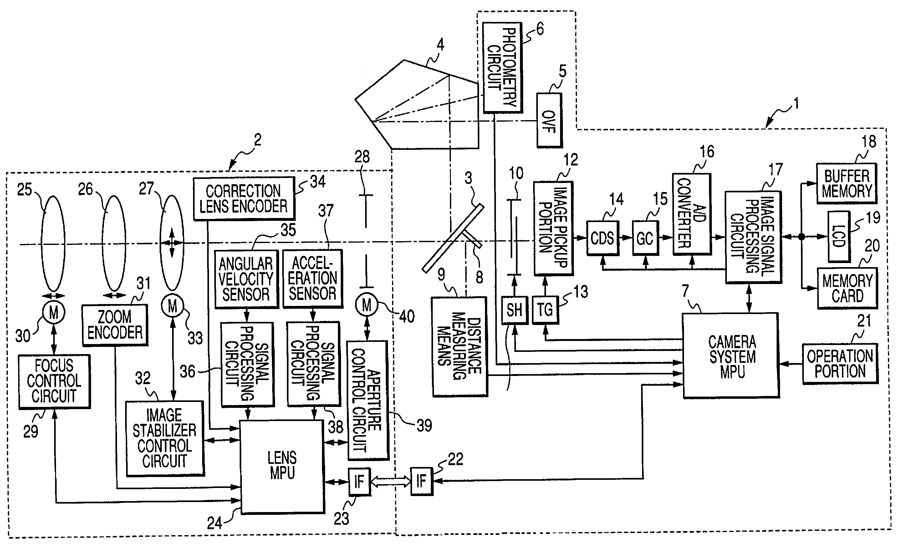 Image pickup apparatus, camera main body thereof and interchangeable lens