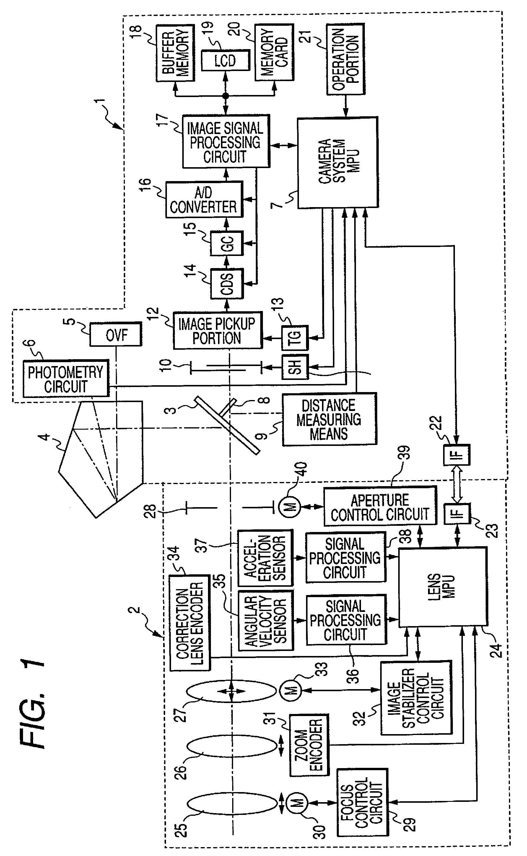 Image pickup apparatus, camera main body thereof and interchangeable lens