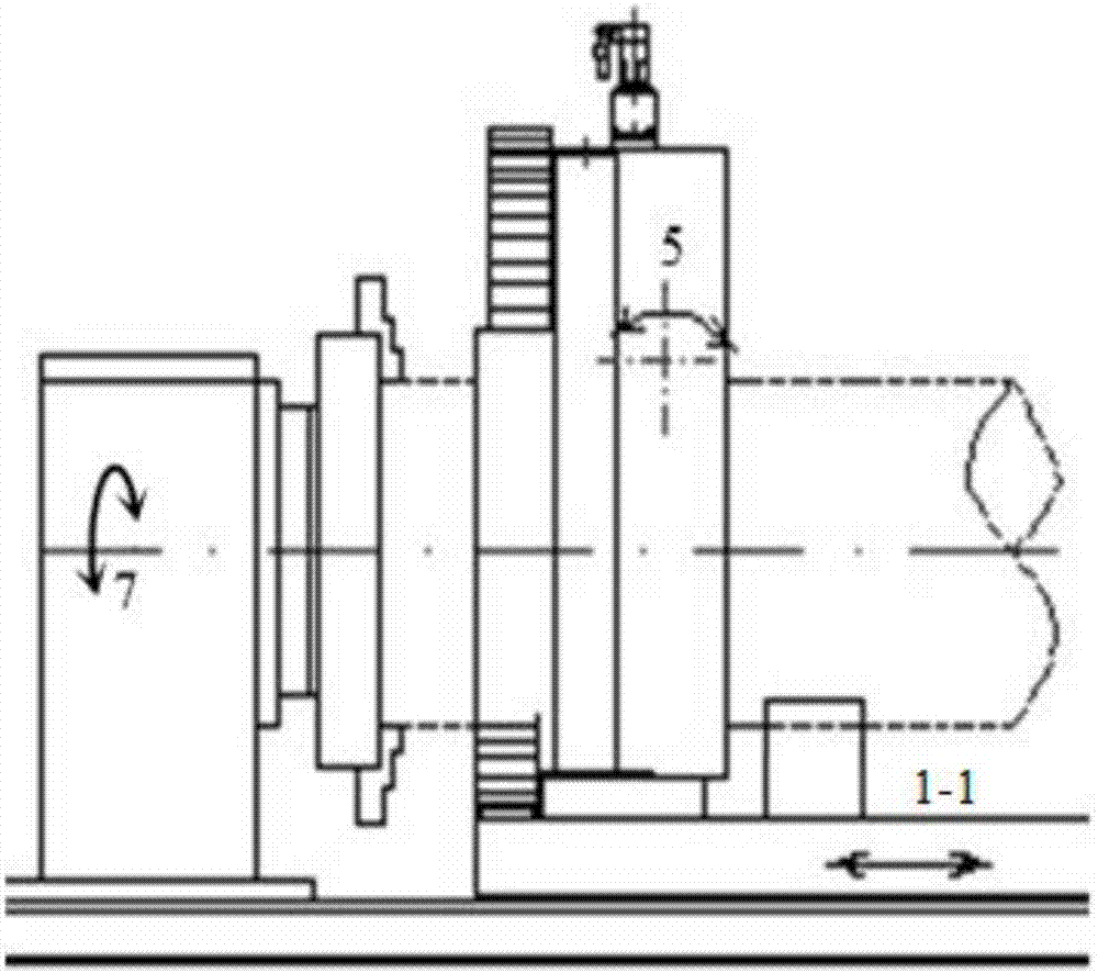 Numerical control eight-axis double-chuck combined proximate matter intersecting line cutting device and method