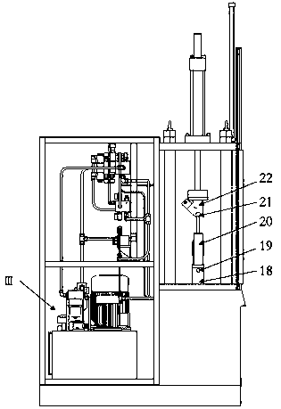 Hydraulic test table of electro-hydrostic actuator