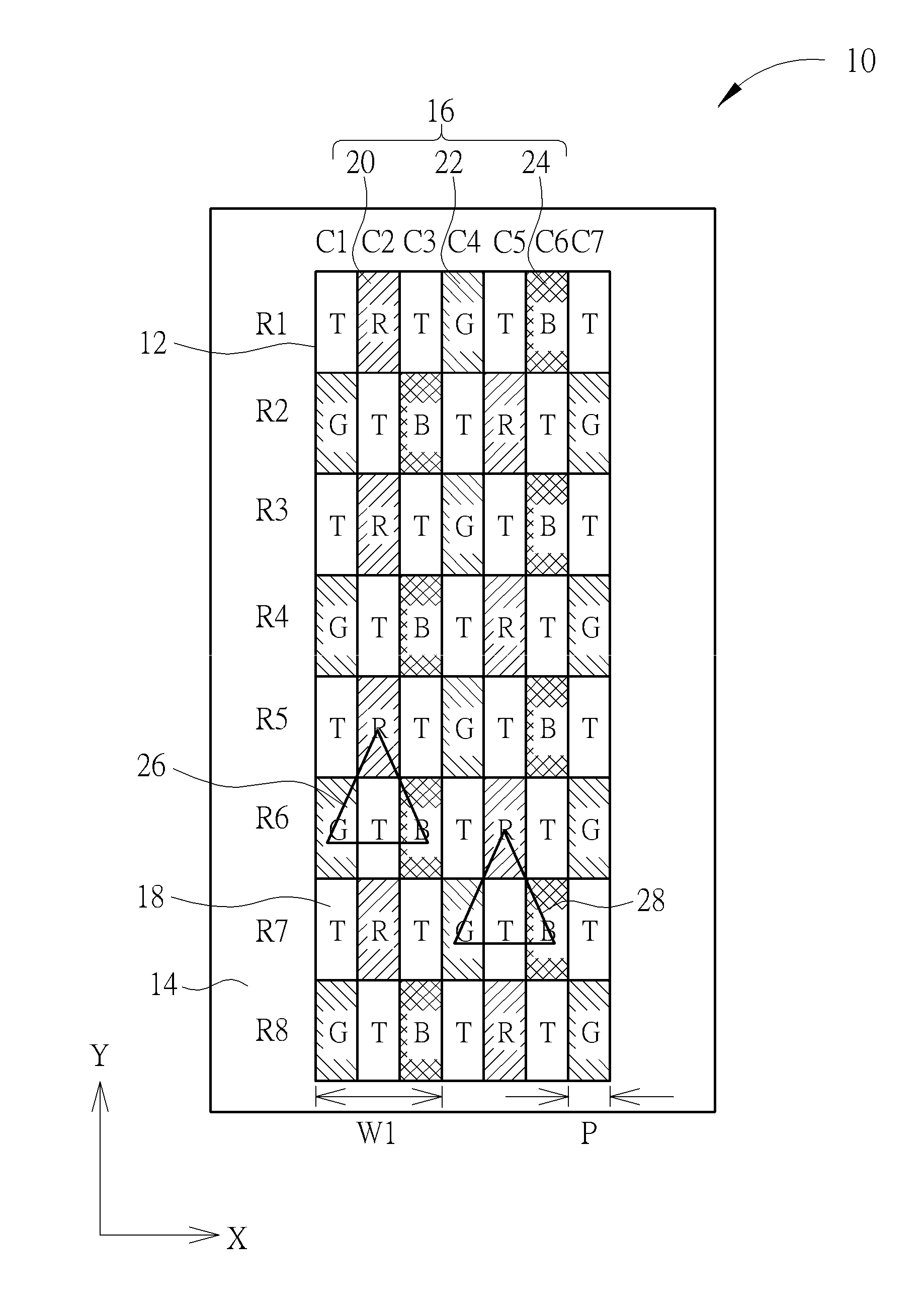 Transparent display device and transparent display panel