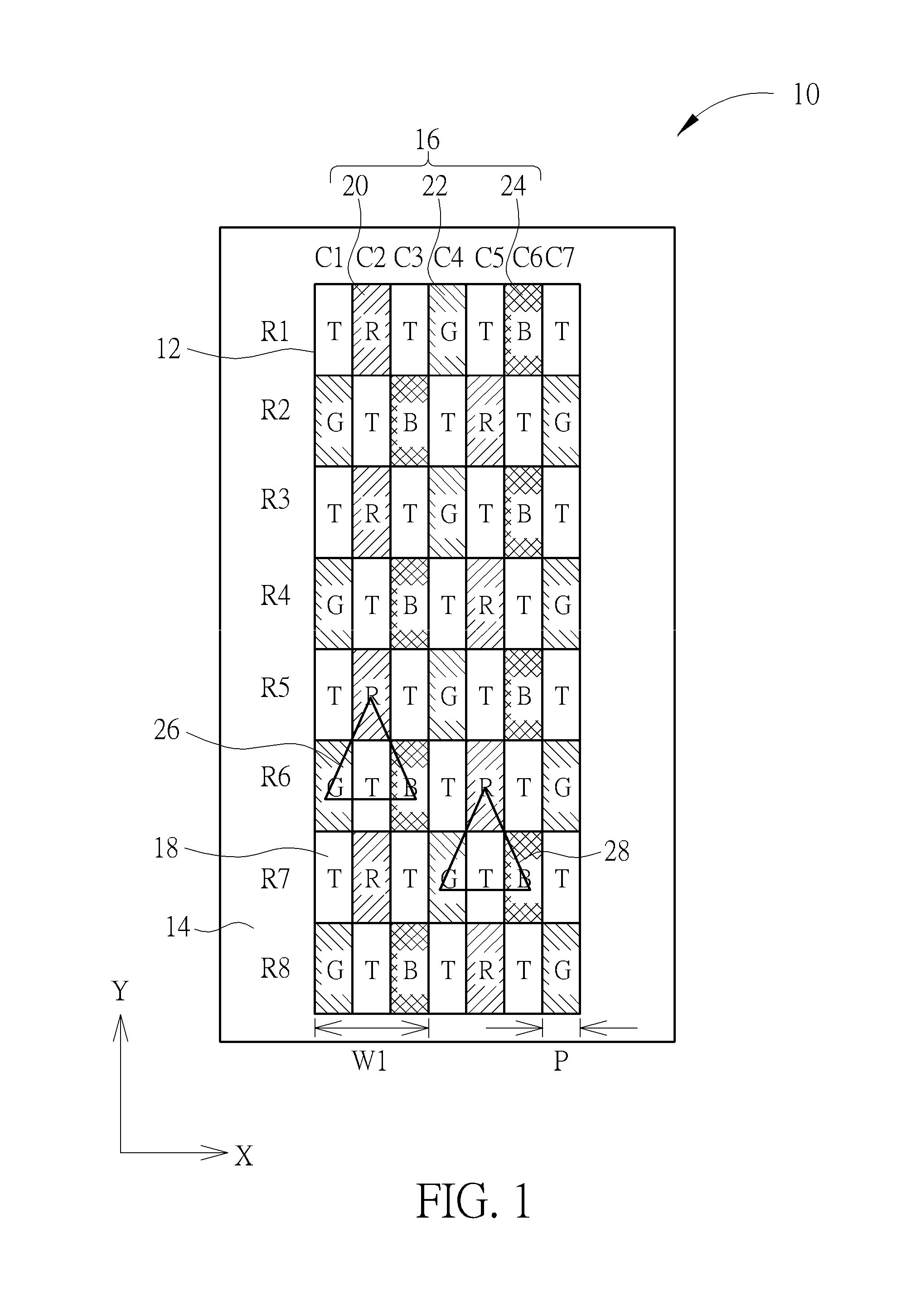 Transparent display device and transparent display panel