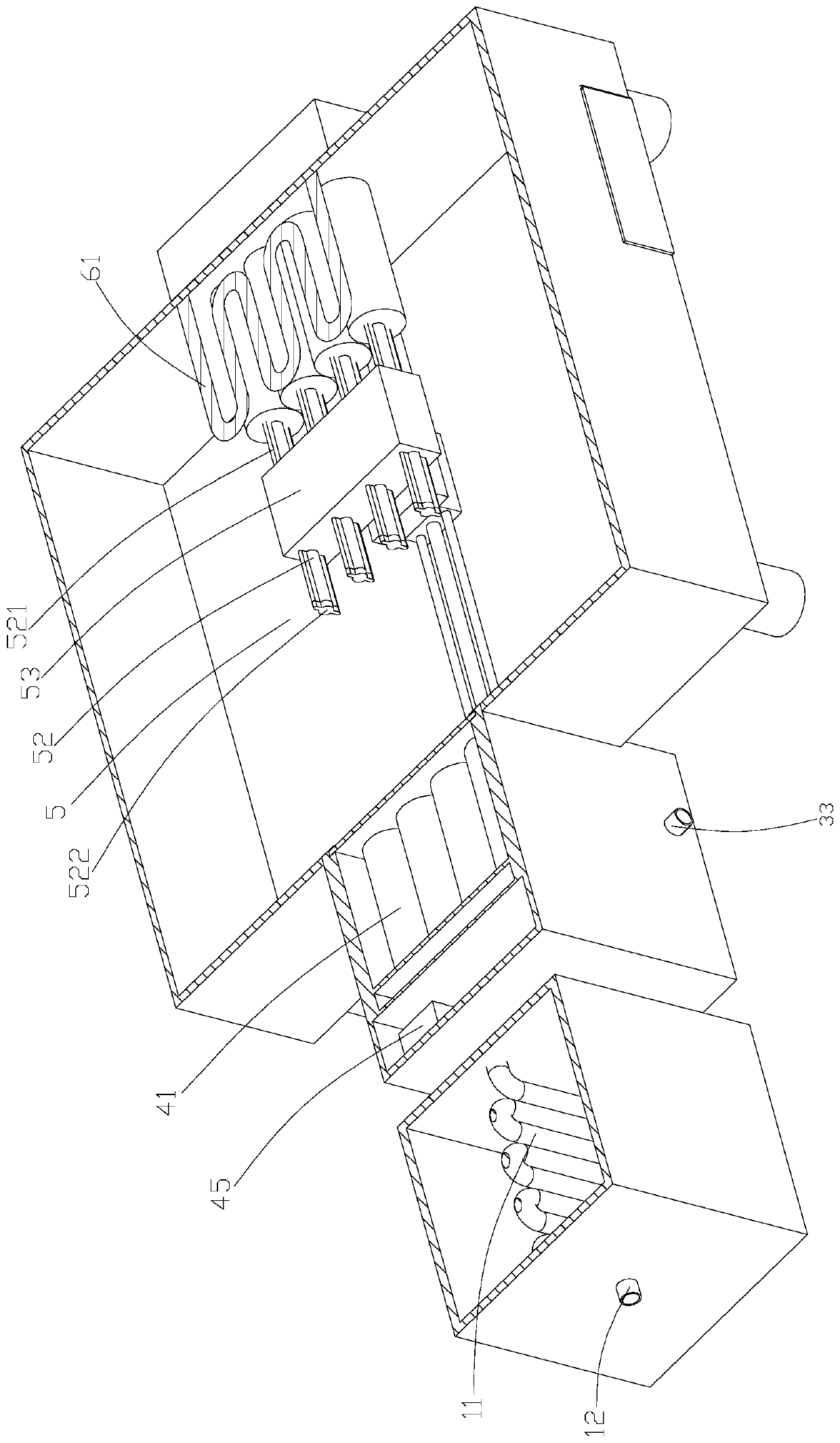 Water gas hydrogen production equipment for natural gas processing