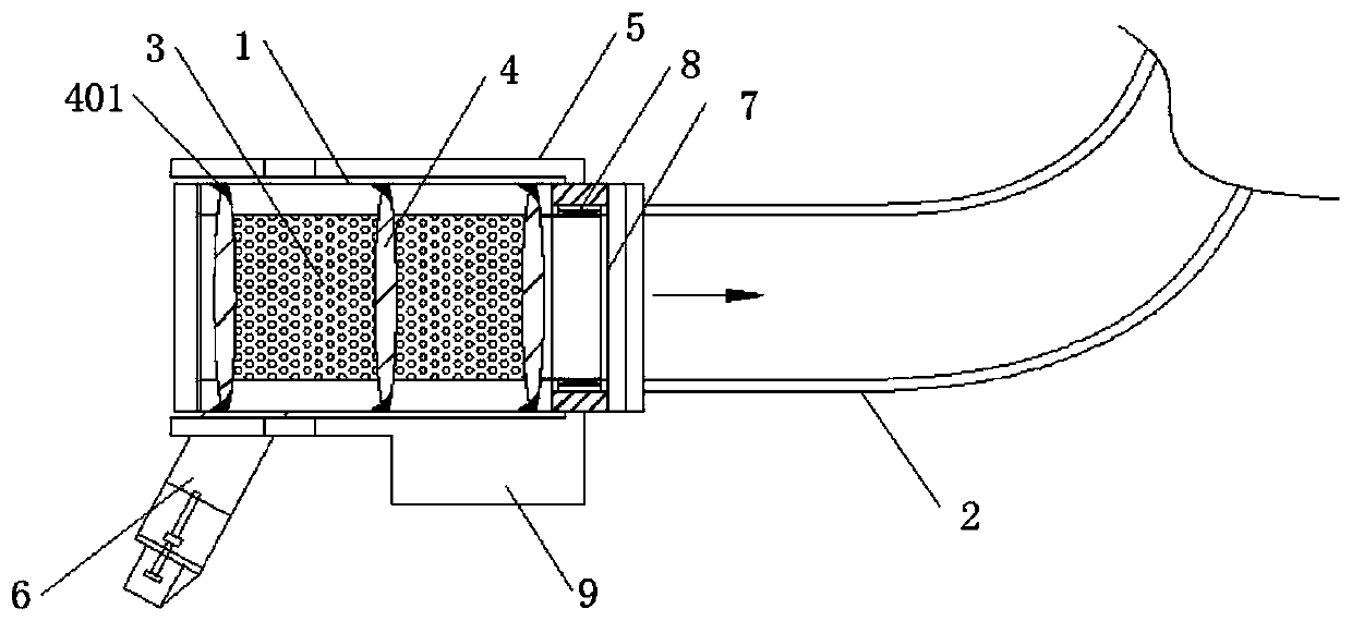 Air warming type trachea cannula