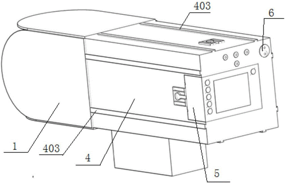 Multi-function split type full frame industrial camera having four anti-dazzling screens and three hot shoe adapters