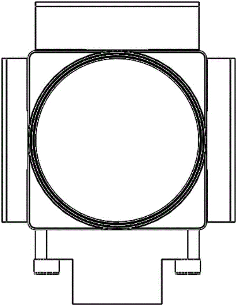 Multi-function split type full frame industrial camera having four anti-dazzling screens and three hot shoe adapters