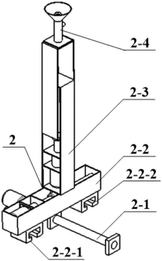 Flexible positioning and detecting integrated detecting device for automobile door