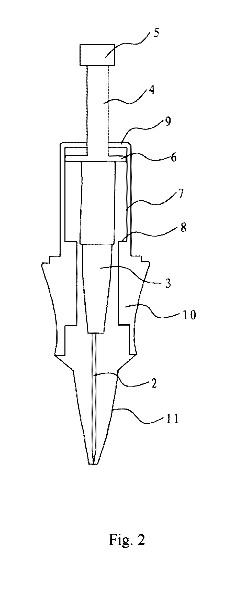 Non-resilient Tattooing Needle and Tattooing Device