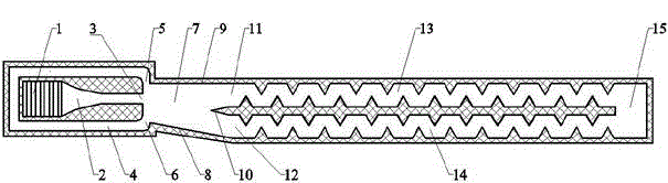 Oscillating drip irrigation emitter