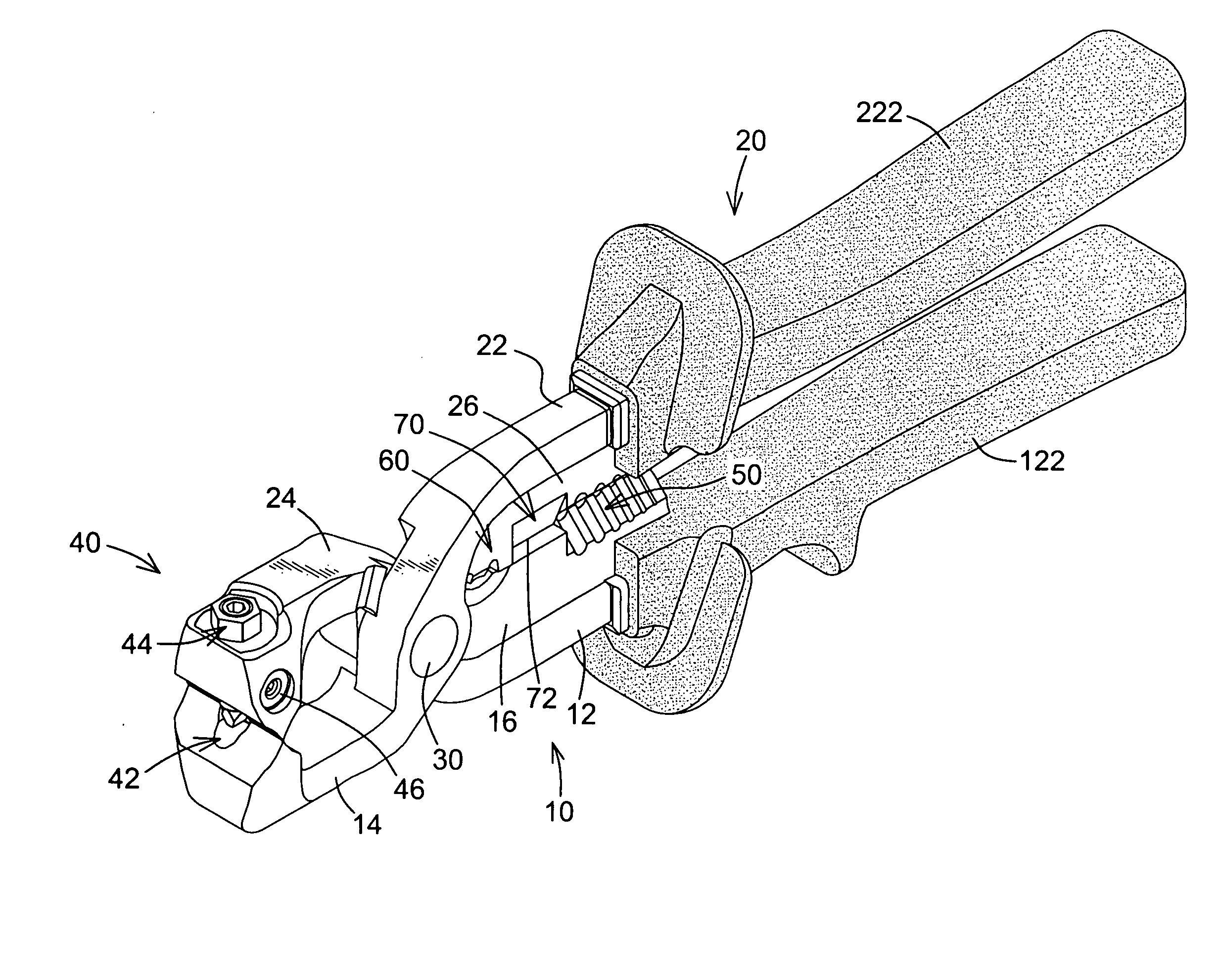 Wire crimping tool