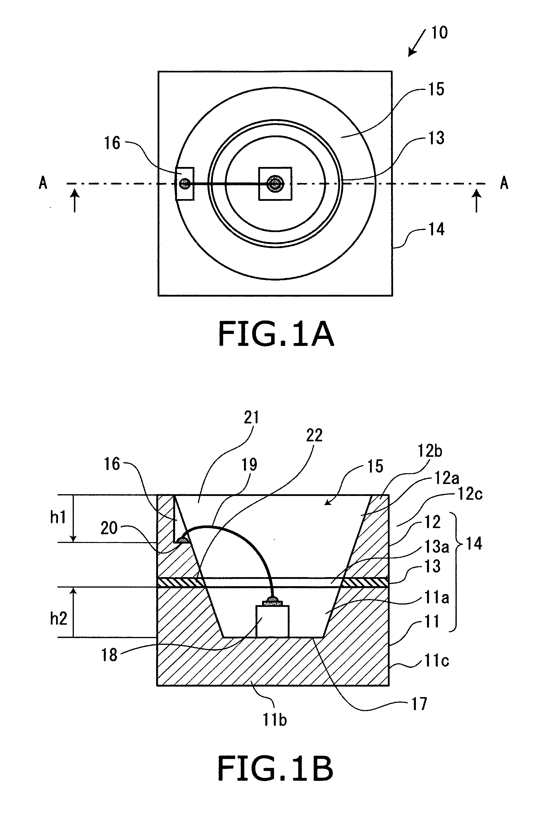 Package for semiconductor light emitting element and semiconductor light emitting device