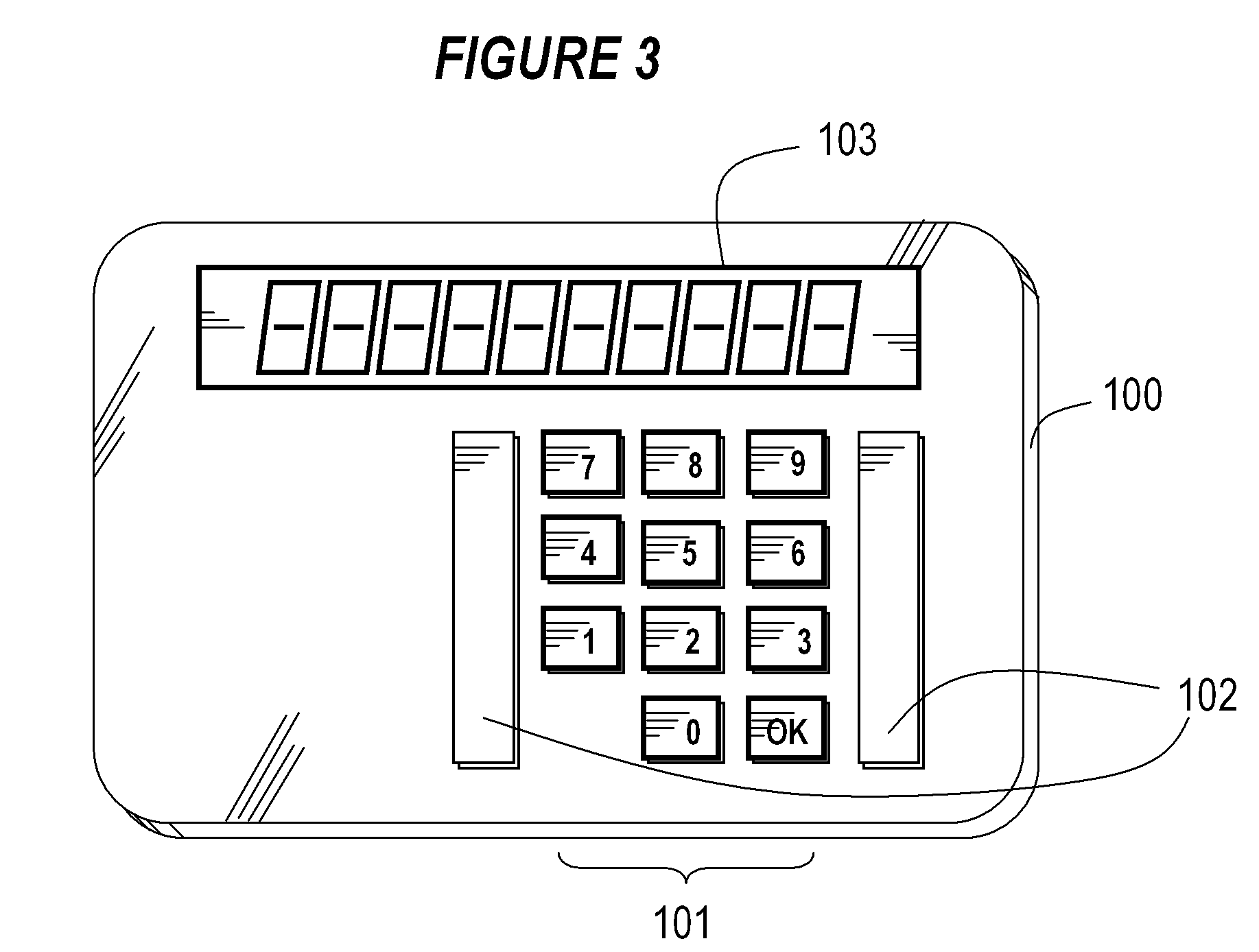 Slim electronic device with detector for unintentional activation