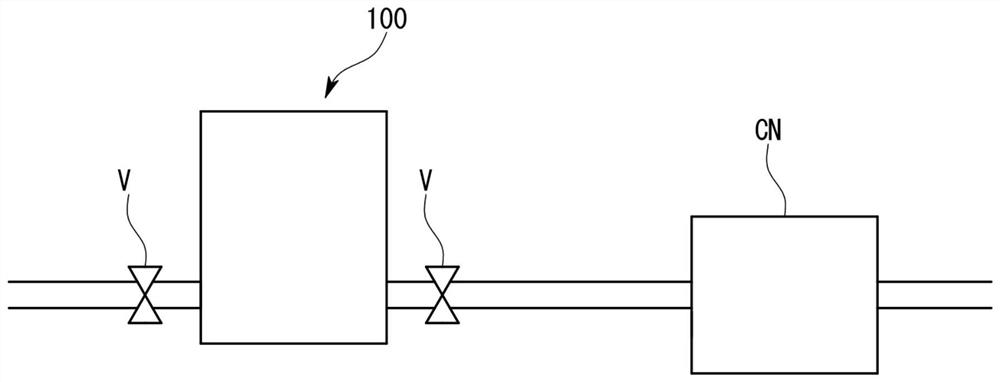 Piezoelectric valve, fluid control device and piezoelectric valve diagnosis method