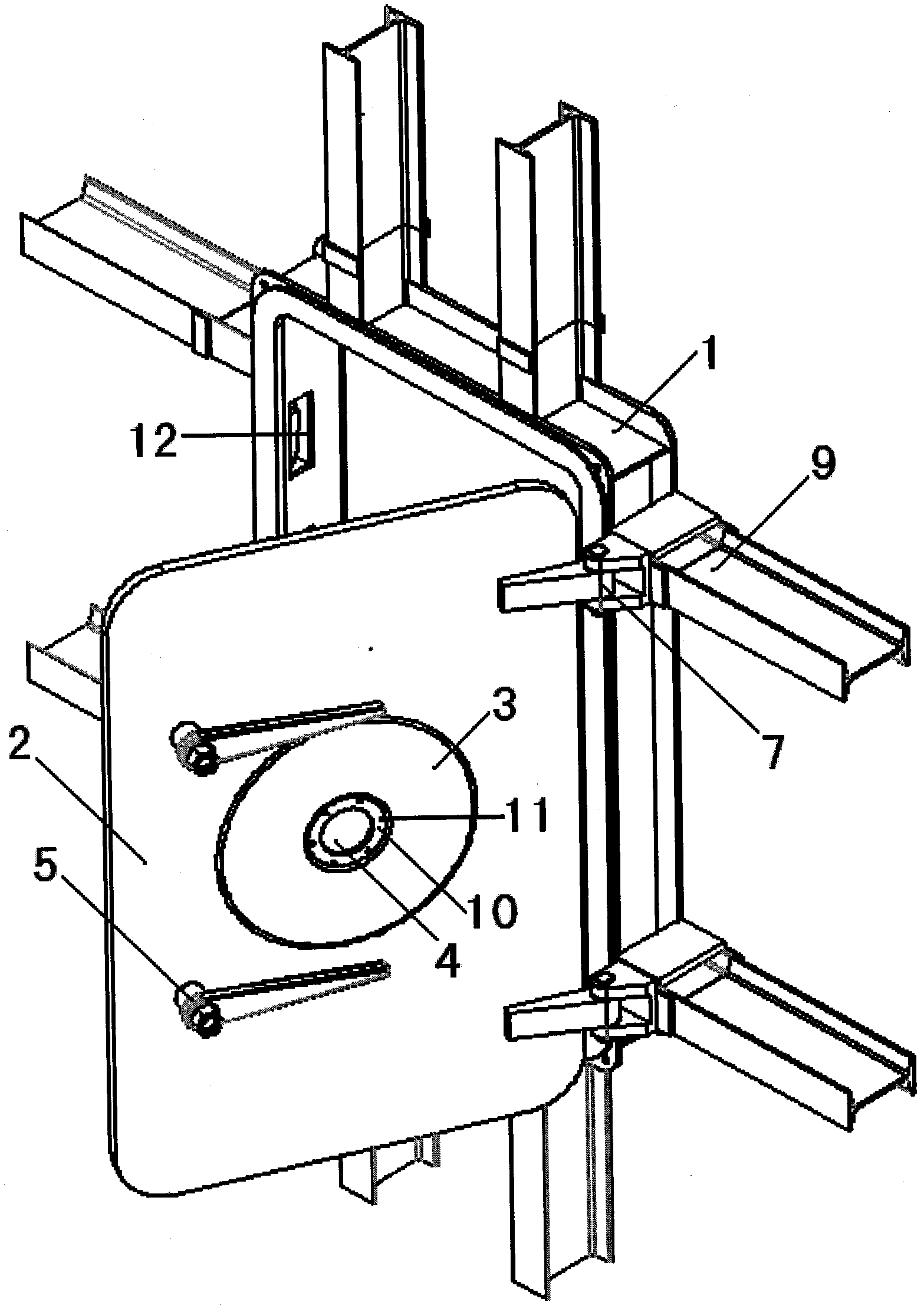 Protective airtight door of coal mine refuge underground chamber