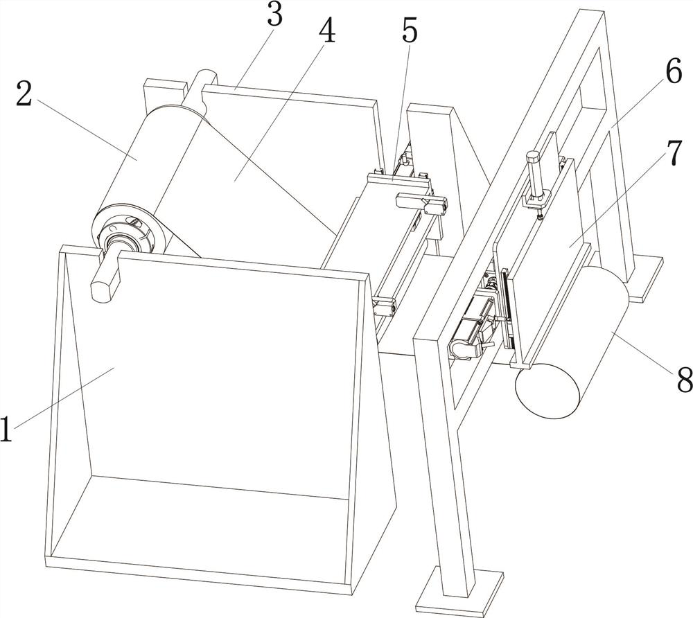 Active and automatic adhesive tape deviation rectifying mechanism