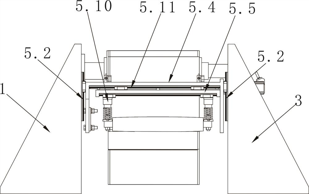 Active and automatic adhesive tape deviation rectifying mechanism