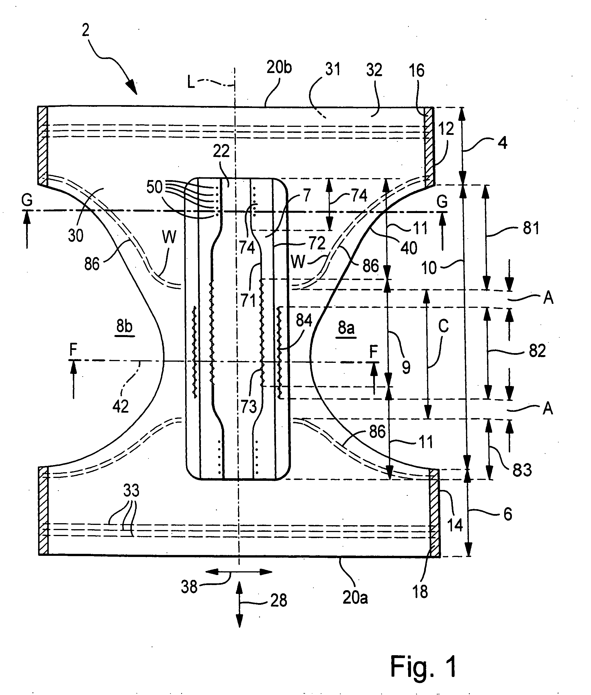 Pant-type disposable absorbent hygiene product