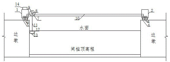 A variable track pulley type ultrasonic ship lock sill wear detection device