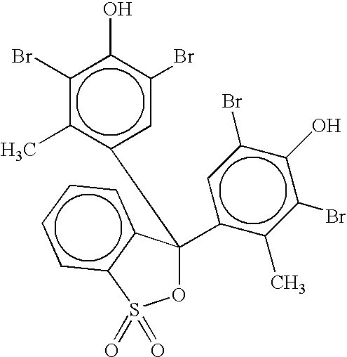 Ethylene oxide sterilization process indicator inks