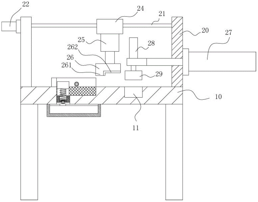 Metal plate conveying and flattening mechanism for electronic accessories