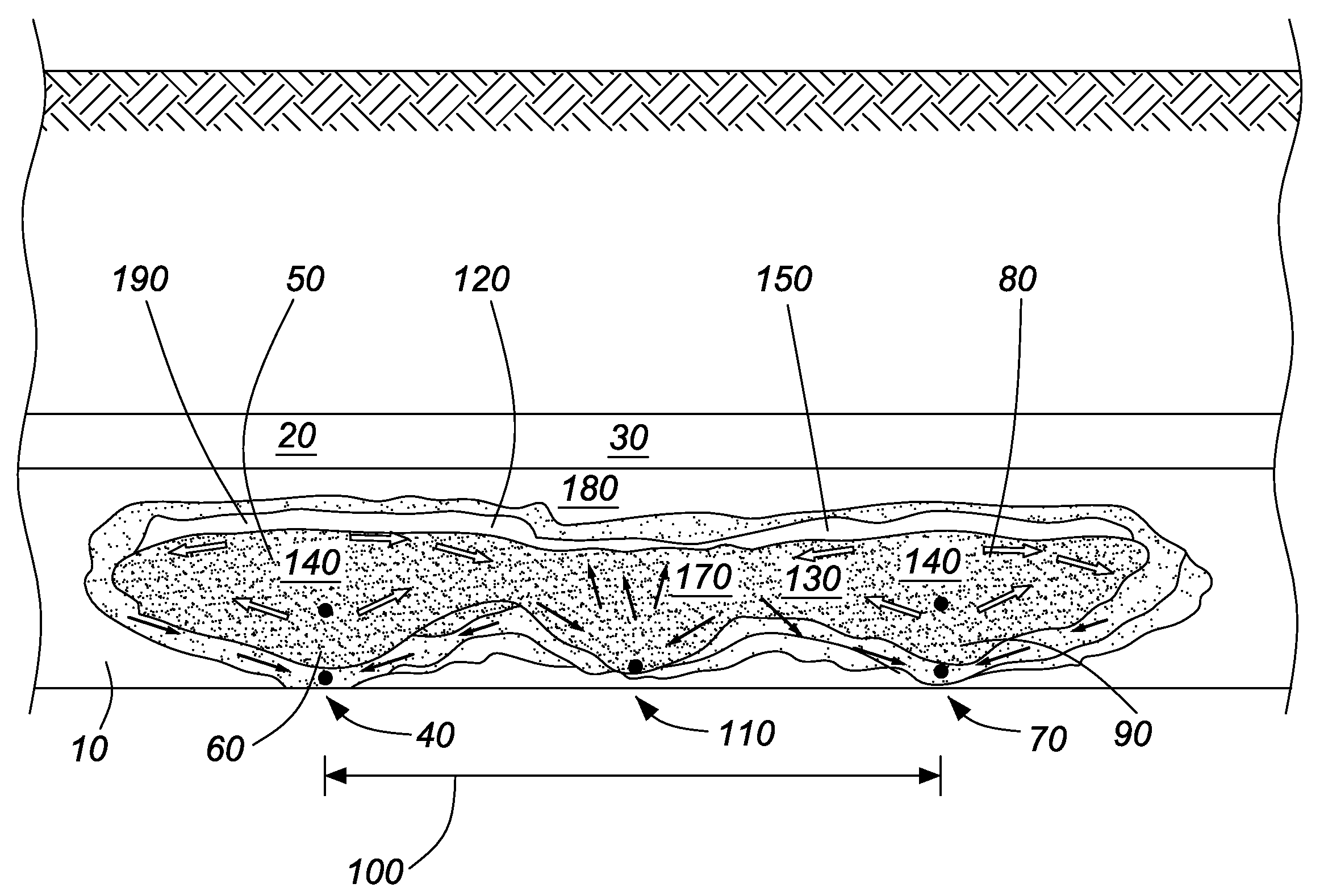 Low pressure recovery process for acceleration of in-situ bitumen recovery