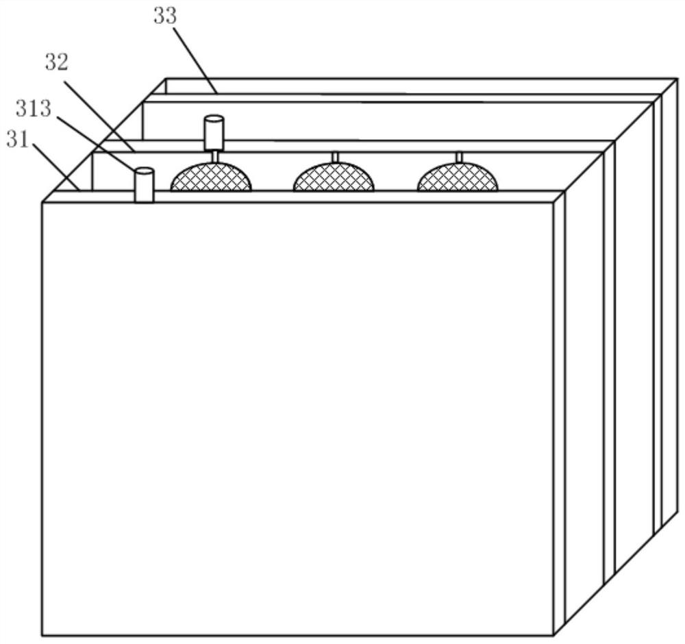 Chemical waste liquid purification treatment device integrating neutralization-precipitation-biomass treatment