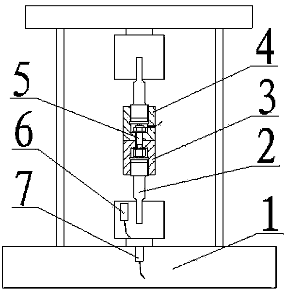 Method for testing bolt joint surface contact damping characteristics