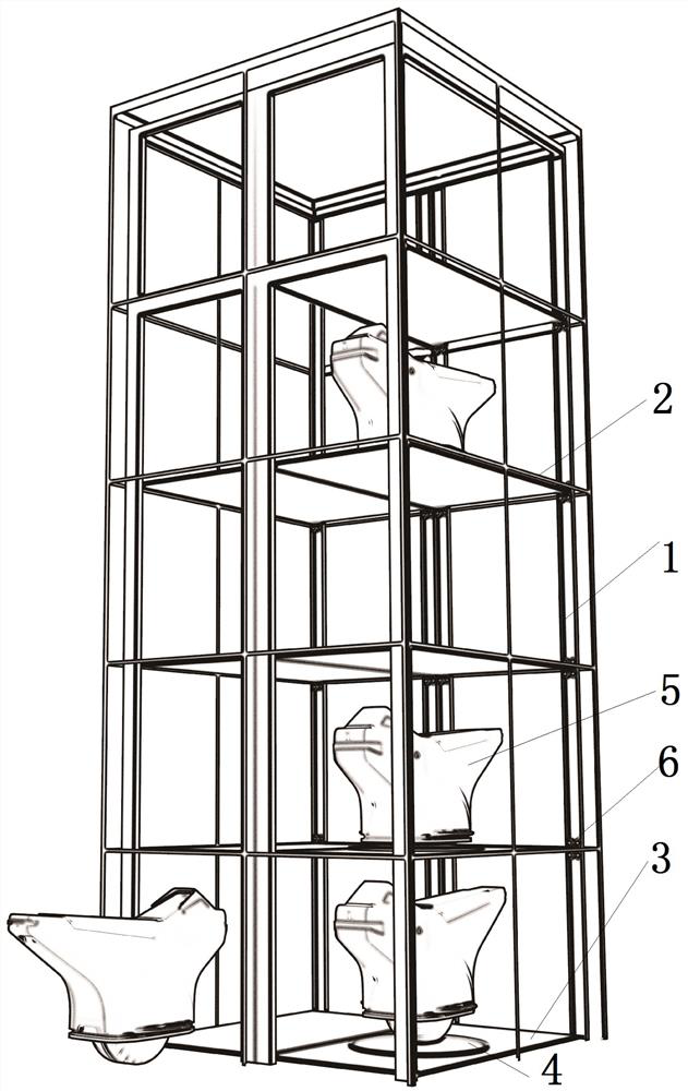 Parking tower for electric vehicles