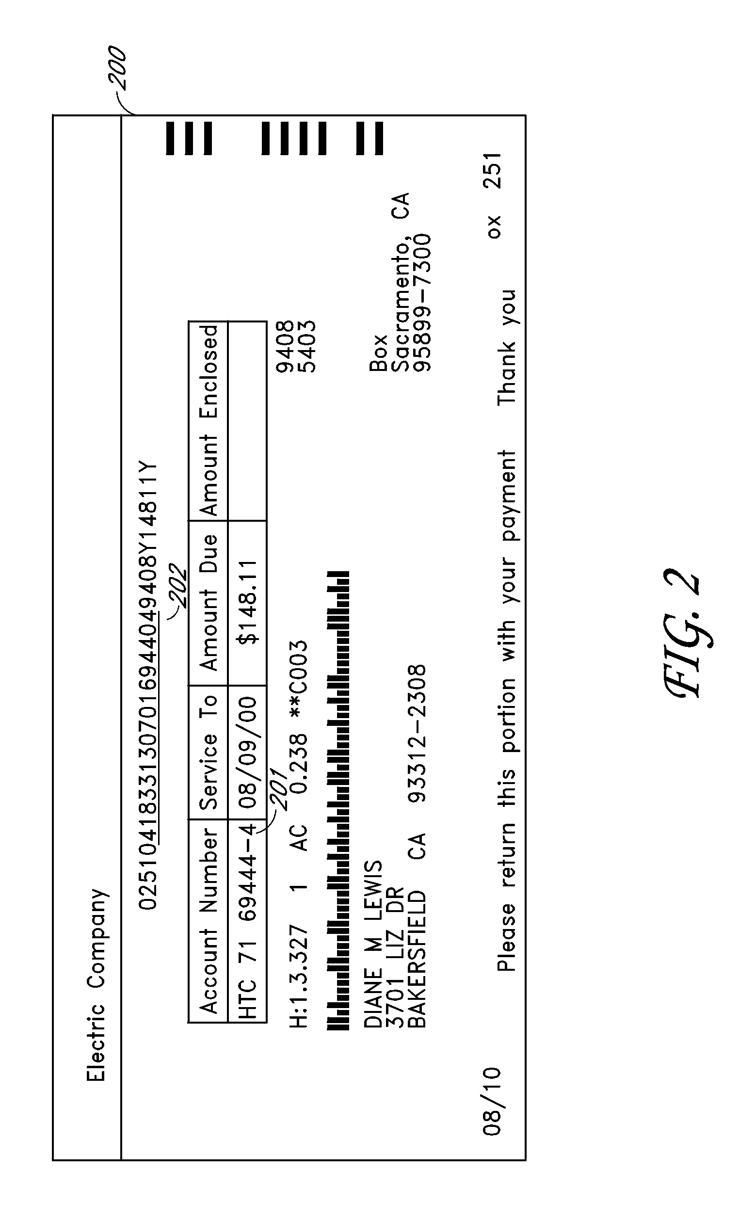 Bar coded monetary transaction system and method