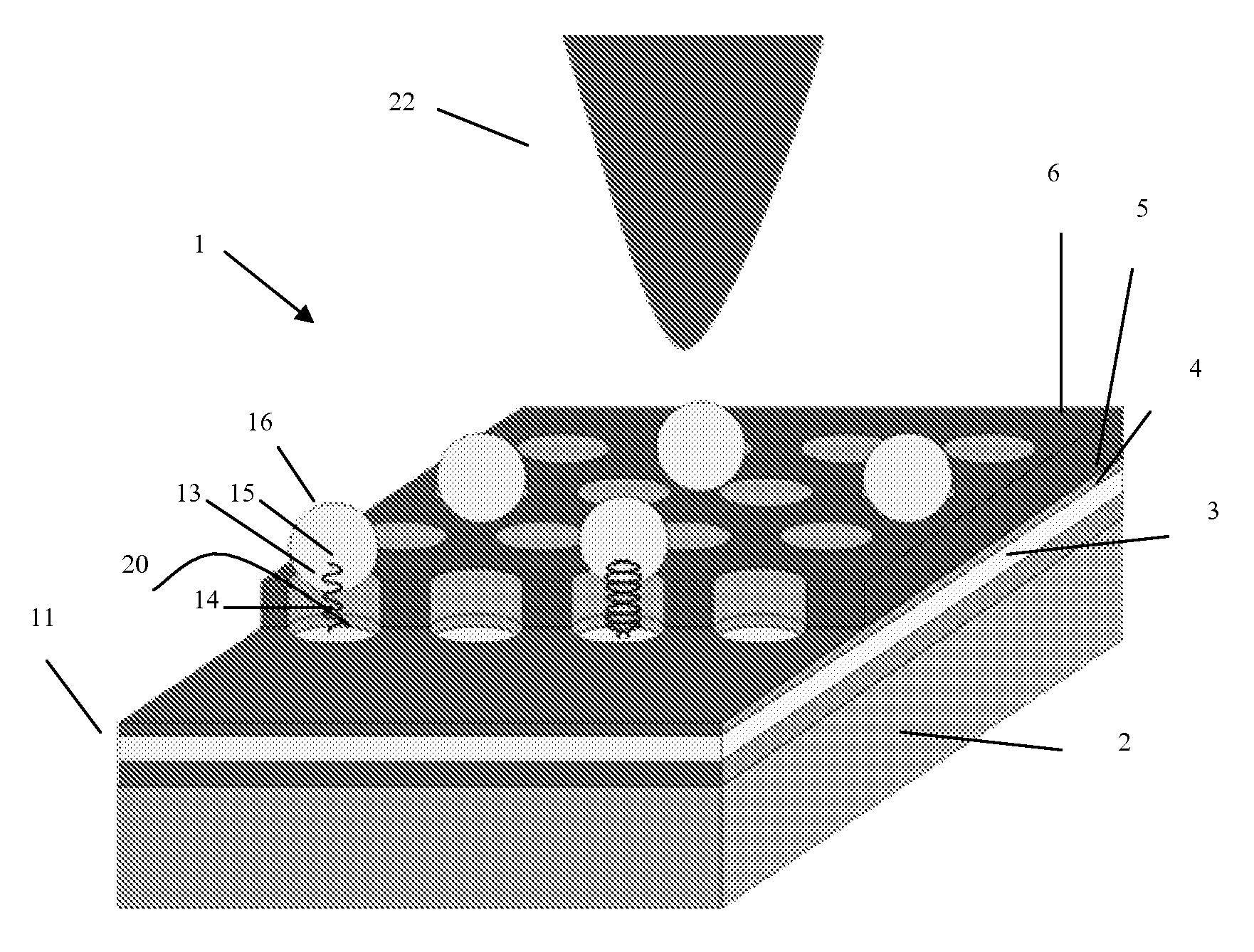 Nanometric Device for the Measurement of the Conductivity and Quantum Effects of Individual Molecules and Methods for the Manufacture and Use Thereof