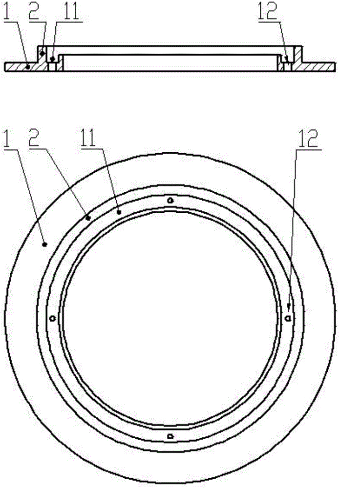 Damping and tilting-preventing inspection well cover