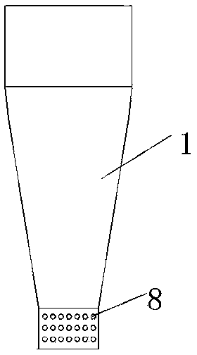 A filter feeding device and method for sponge cadmium