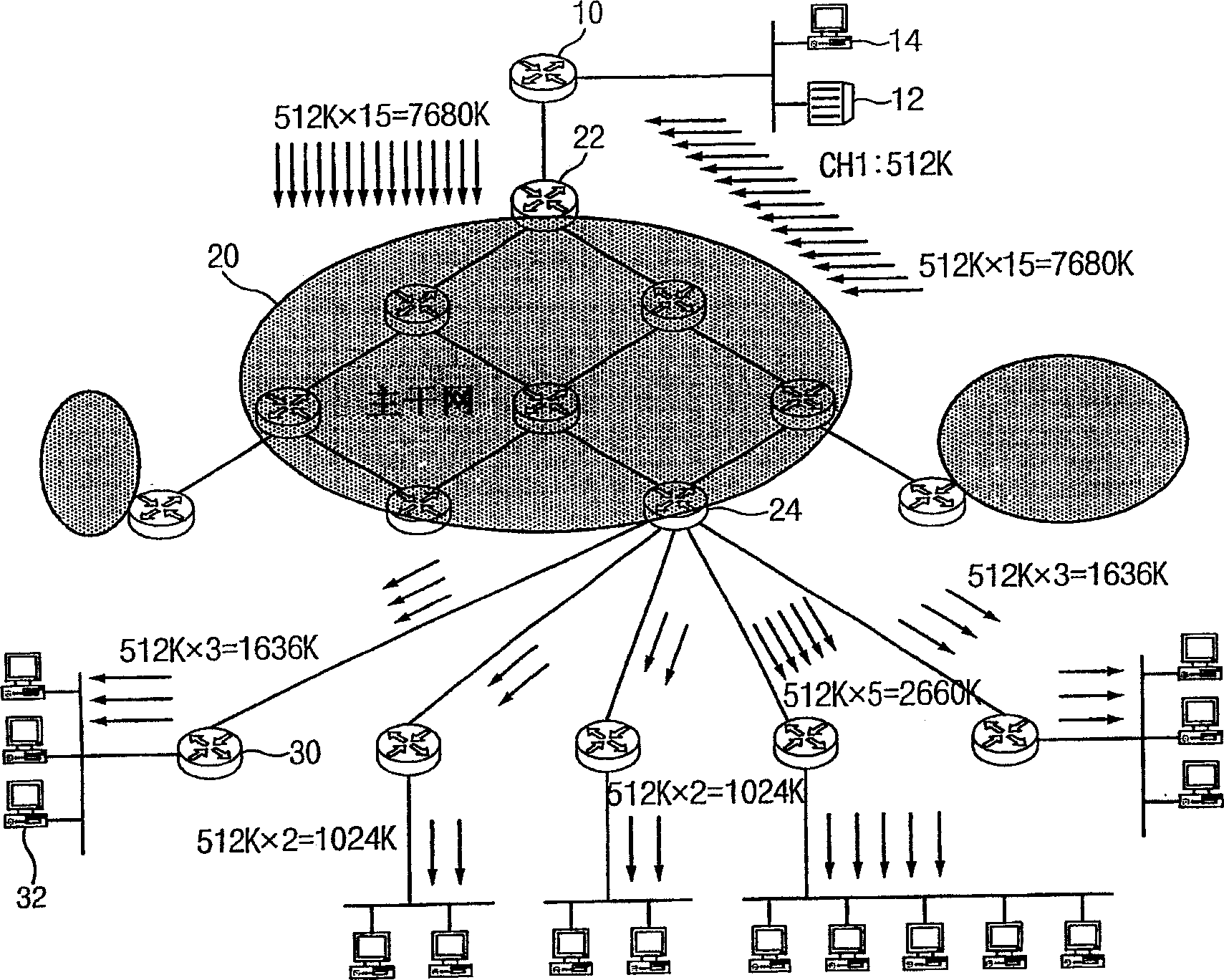 Satellite IP multicasting system and method