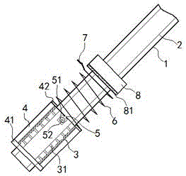 Self-cleaning solar energy heating tube