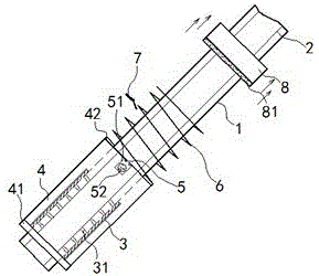 Self-cleaning solar energy heating tube