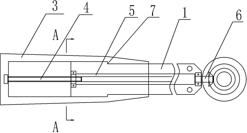 Vertical lifting-falling low-altitude civil rotary-wing aircraft roof propeller structure