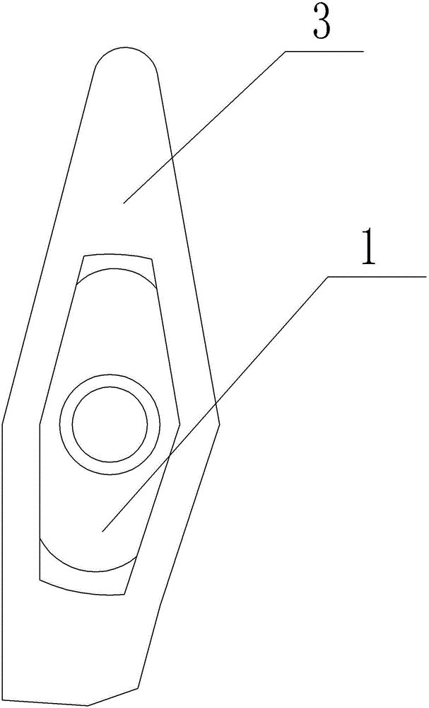 Vertical lifting-falling low-altitude civil rotary-wing aircraft roof propeller structure