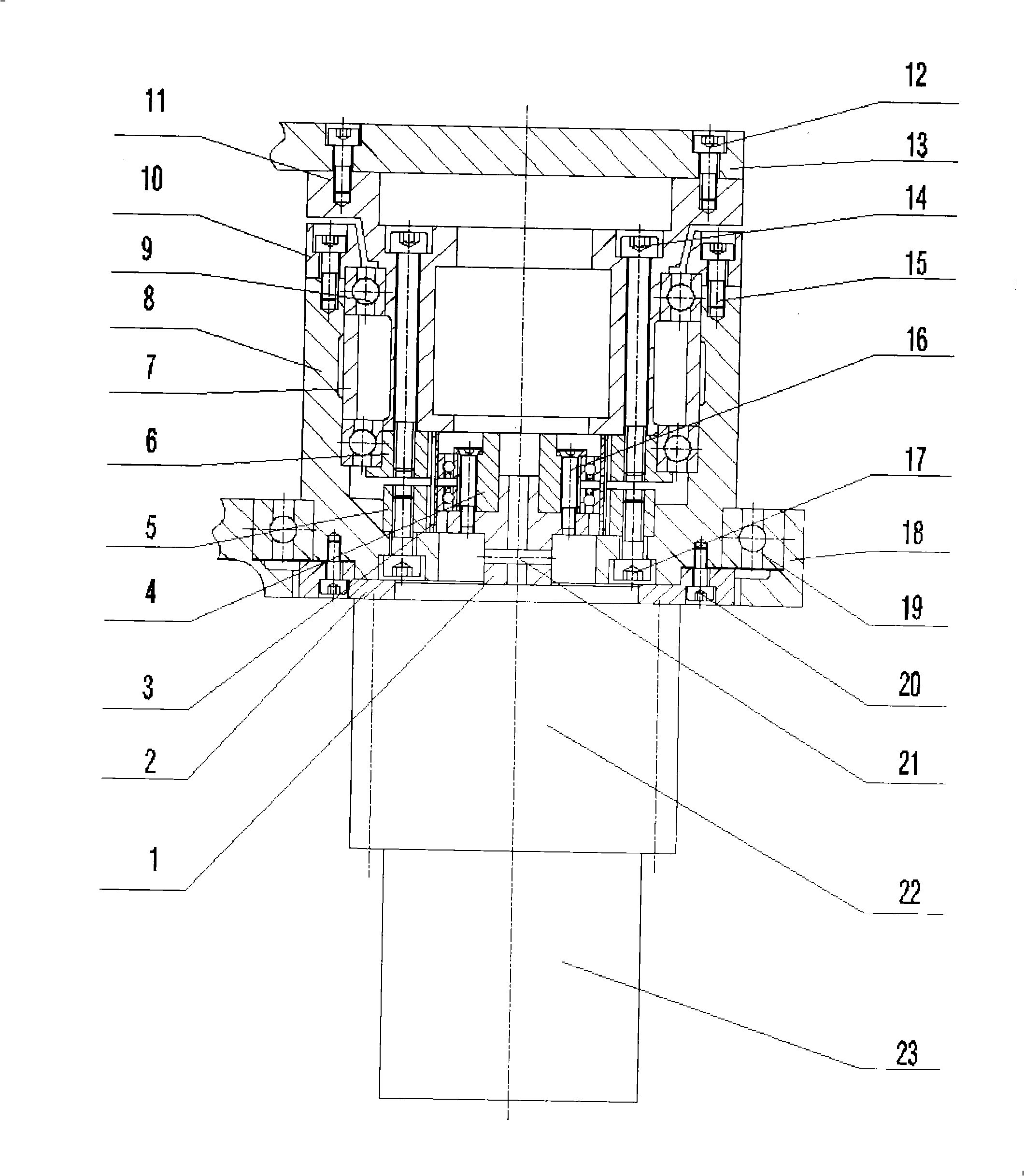 Robot joint based on harmonic wave speed reducer