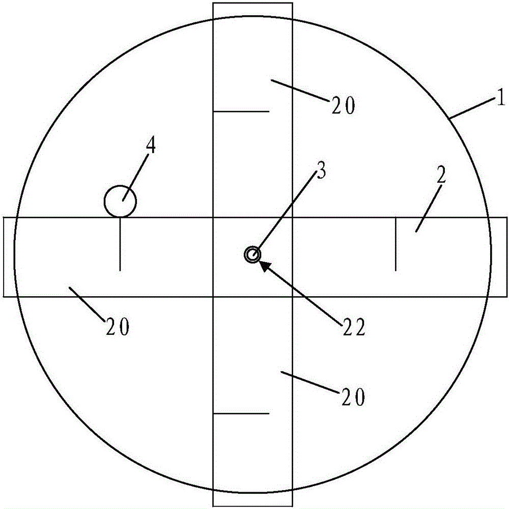 Device and method for testing apparent mass of bare concrete