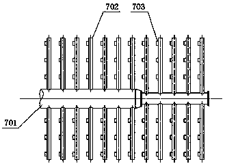 Dry and wet combined circulating water cooling tower