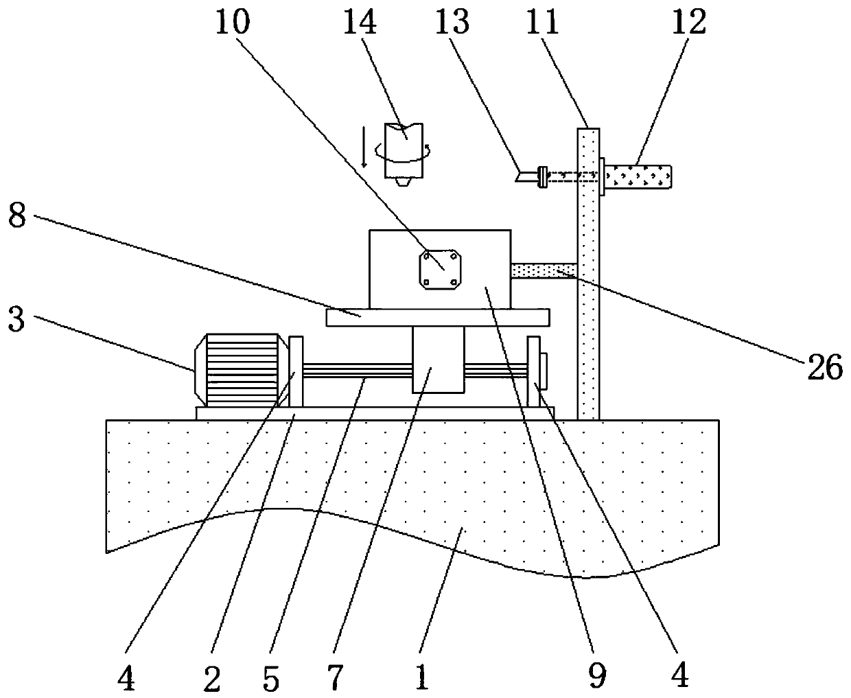 Friction welding device for automobile hub